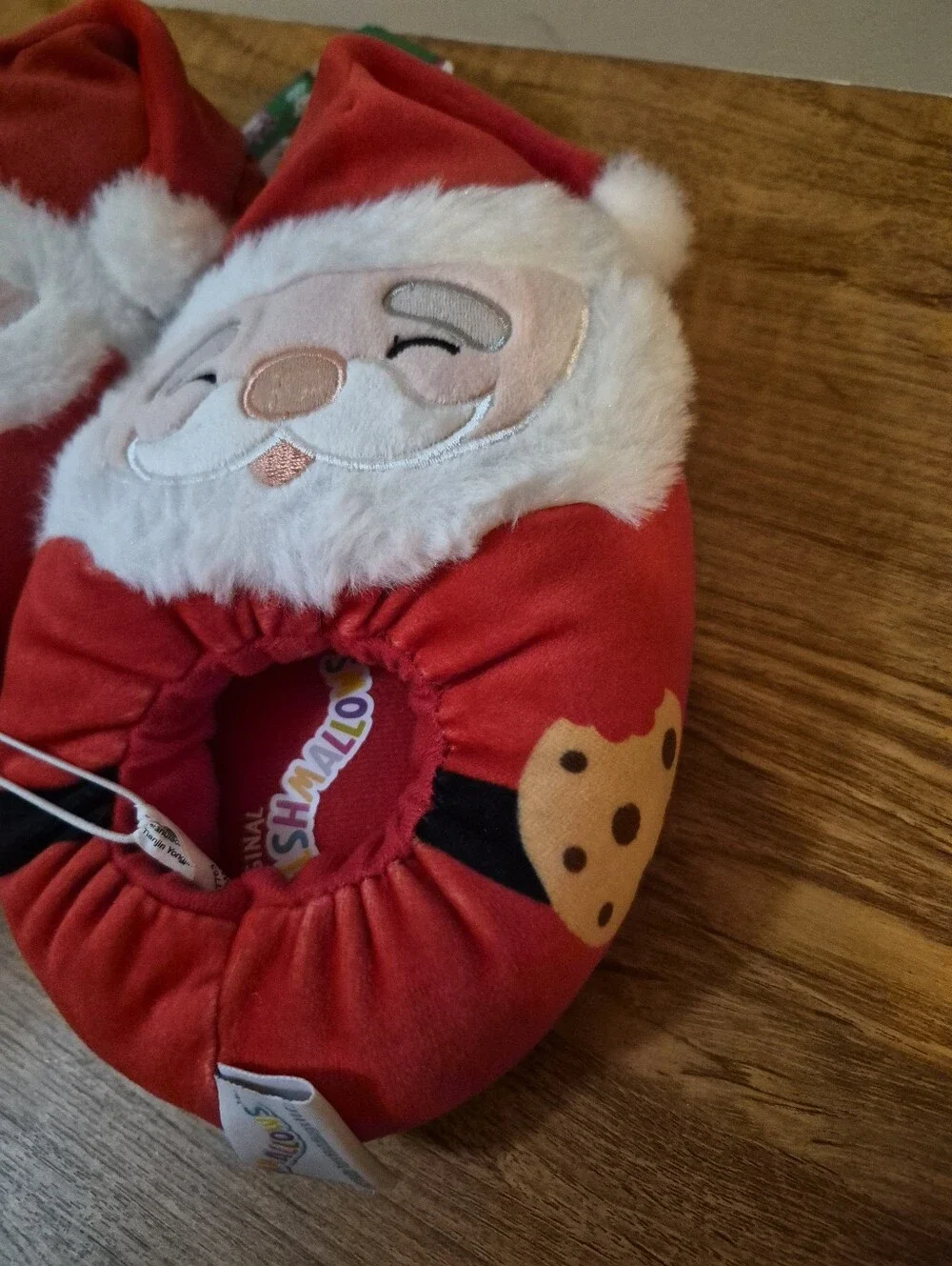 Squishmallows Santa Clause slippers